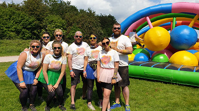 Orb team make a dash for colourful 5k!