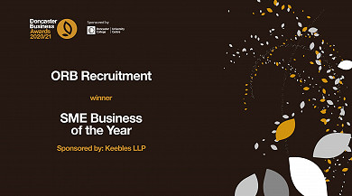 ORB celebrates a win at Doncaster Chamber Business Awards!